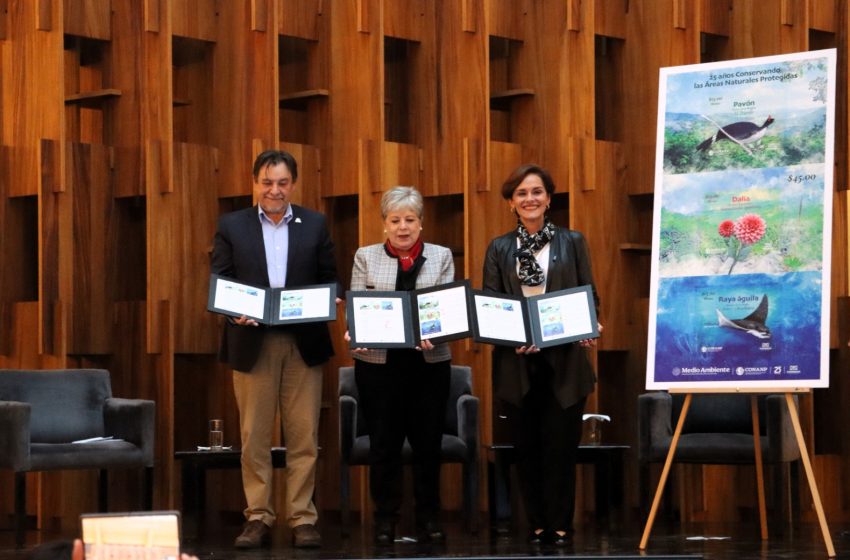  CONANP y Correos de México emiten estampilla postal conmemorativa “25 años conservando las Áreas Naturales Protegidas”