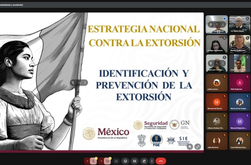  Brinda FGE capacitación a periodistas en materia de prevención, atención y erradicación de la extorsión