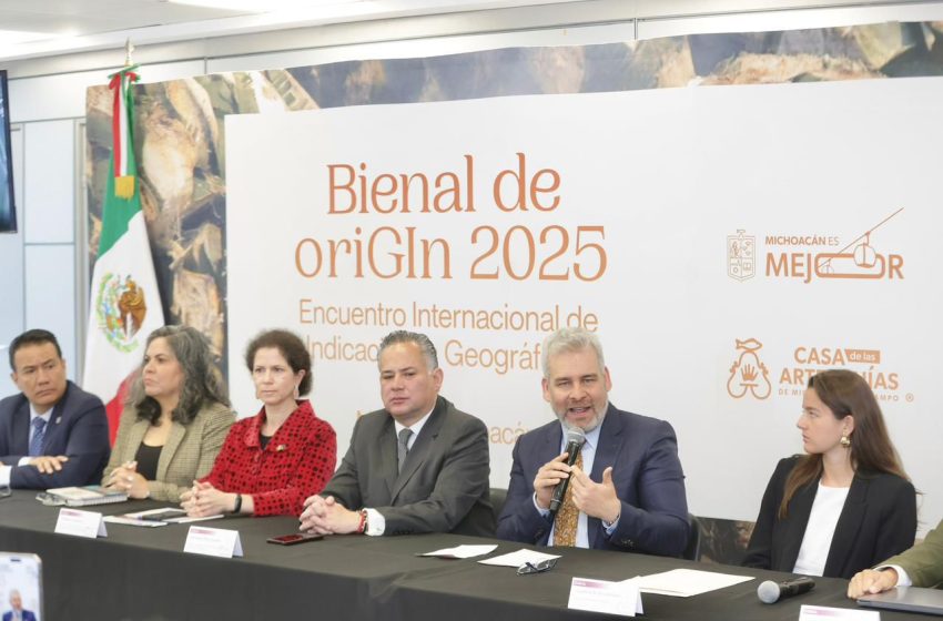  Bedolla y Nieto anuncian encuentro internacional de indicaciones geográficas; fortalecerá economía nacional