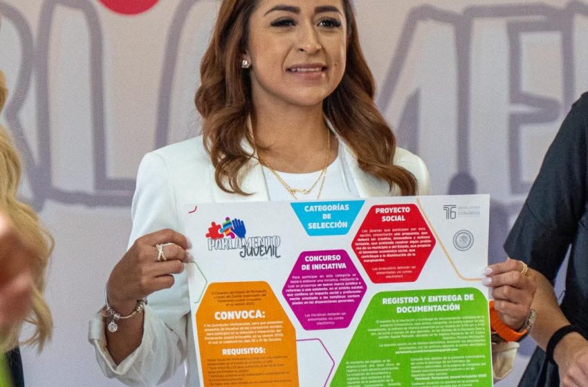  Amplían registro para el Parlamento Juvenil Incluyente 2025 hasta el 26 de septiembre: Grecia Aguilar