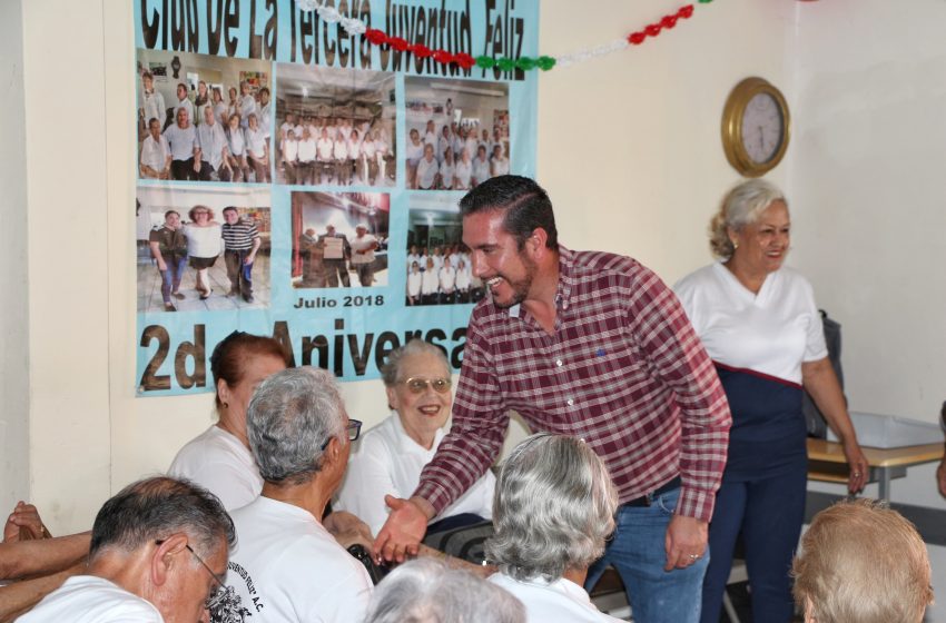  Lleva Hugo Servín, alegría, convivencia y diálogo a La Tercera Juventud Feliz