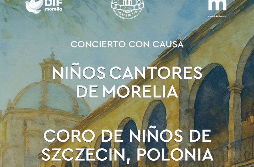 Niños Cantores de Morelia y Coro de Niños de Polonia ofrecerán concierto con causa