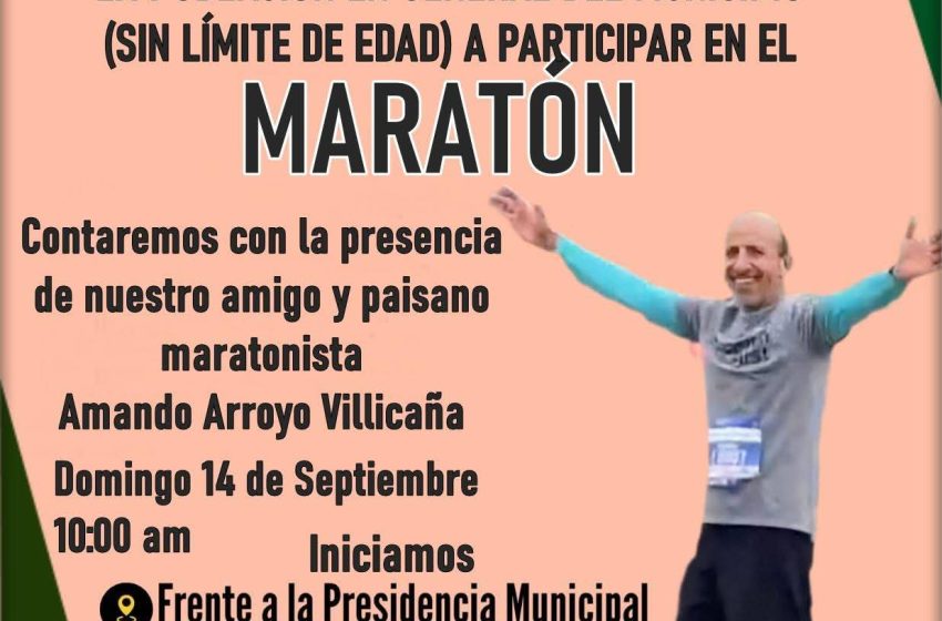  Invita Julio César Conejo Alejos al Maratón Patrio 2025 en Morelos
