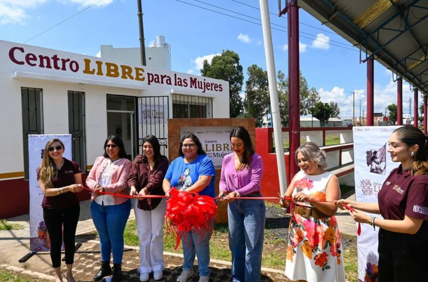  Inauguró Mónica Valdez el nuevo Centro Libre para las Mujeres en Zacapu, se brindará atención integral y gratuita