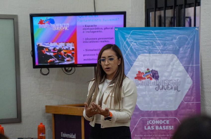  Grecia Aguilar convoca a las y los jóvenes a participar en Parlamento Juvenil Incluyente 2025: Grecia Aguilar