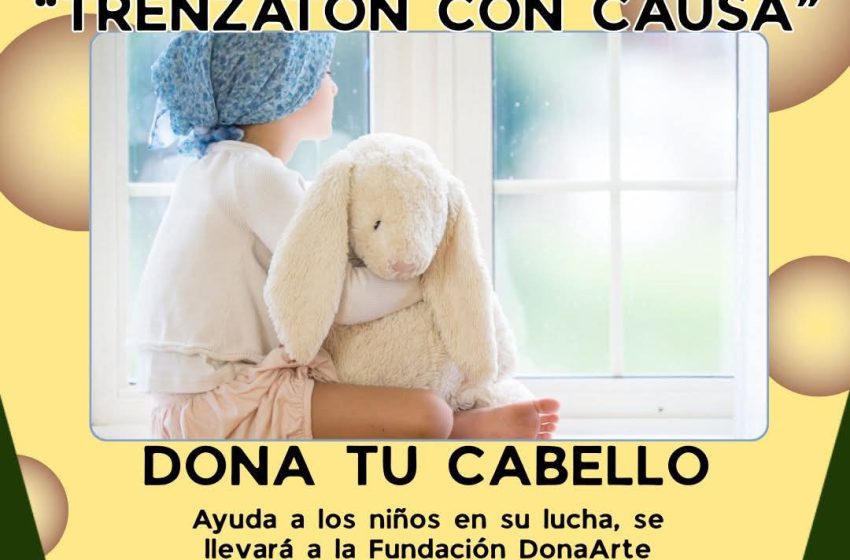  Invita Ayuntamiento de Morelos al Trenzatón con Causa en apoyo a niñas y niños con cáncer