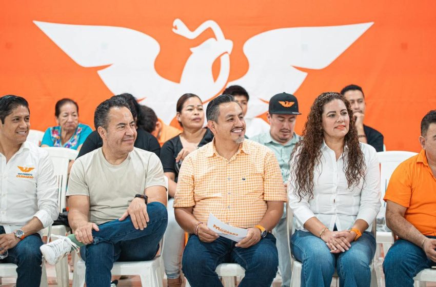  Movimiento Ciudadano refuerza su liderazgo en Lázaro Cárdenas y Múgica; toman protesta comisiones operativas municipales