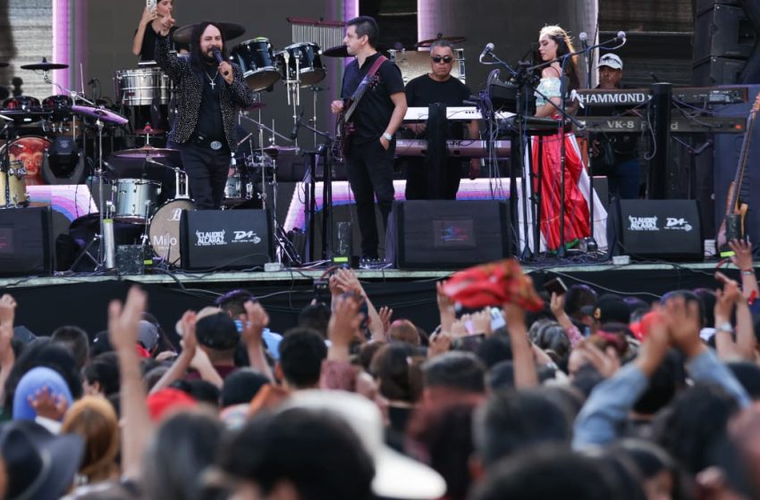  Jorge Luis Solís, el doble del Buki, le pone ritmo al Concierto por aniversario de Morelos