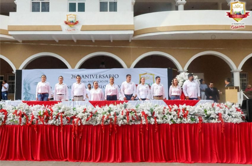  Los Reyes honra y conmemora natalicio de José María Morelos y Pavón con acto cívico y desfile