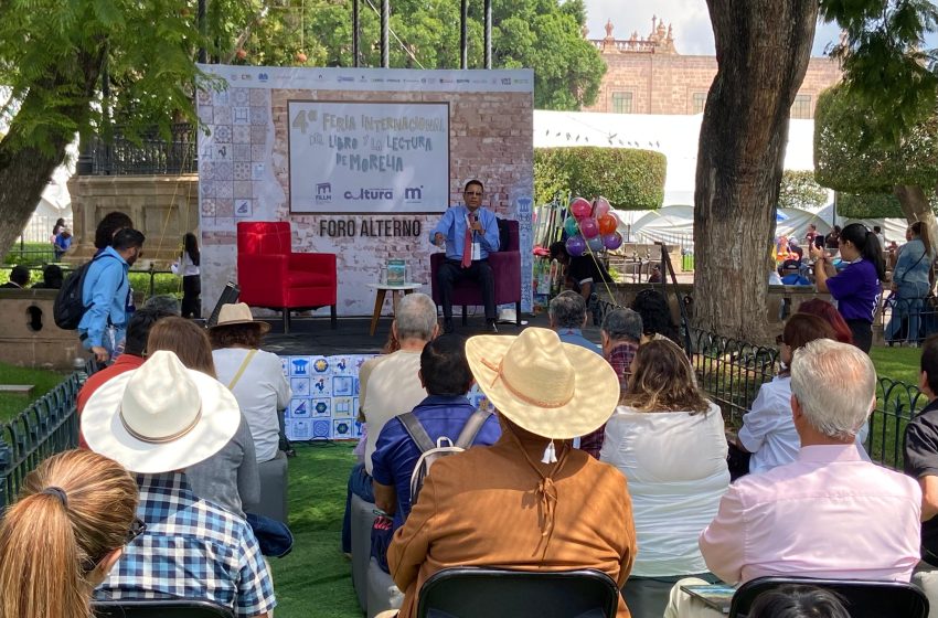  Continúa la Feria del Libro de Morelia con un vasto programa