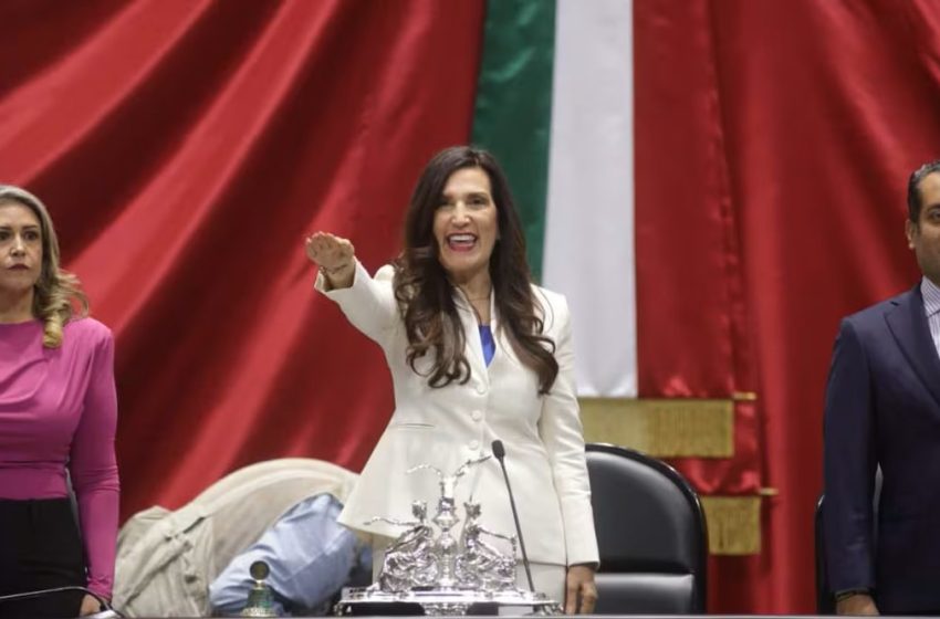  La panista Kenia López Rabadán, nueva presidenta de la Mesa Directiva de la Cámara de Diputados