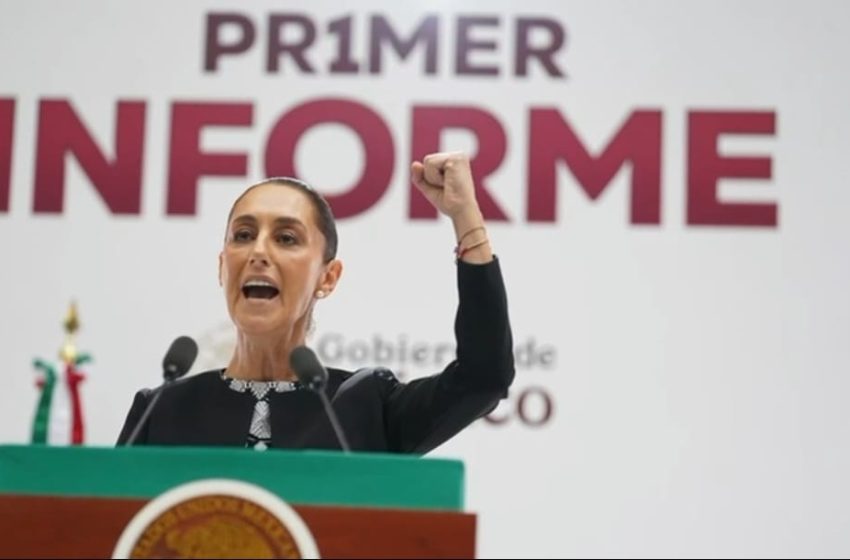  Presenta Claudia Sheinbaum su Primer Informe de Gobierno: “Vamos bien y vamos a ir mejor”, asegura