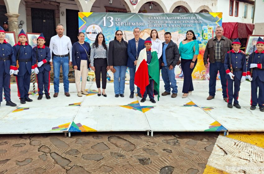  Conmemoró Villa Morelos el CLXXVIII aniversario de la Gesta Heroica de los Niños Héroes de Chapultepec