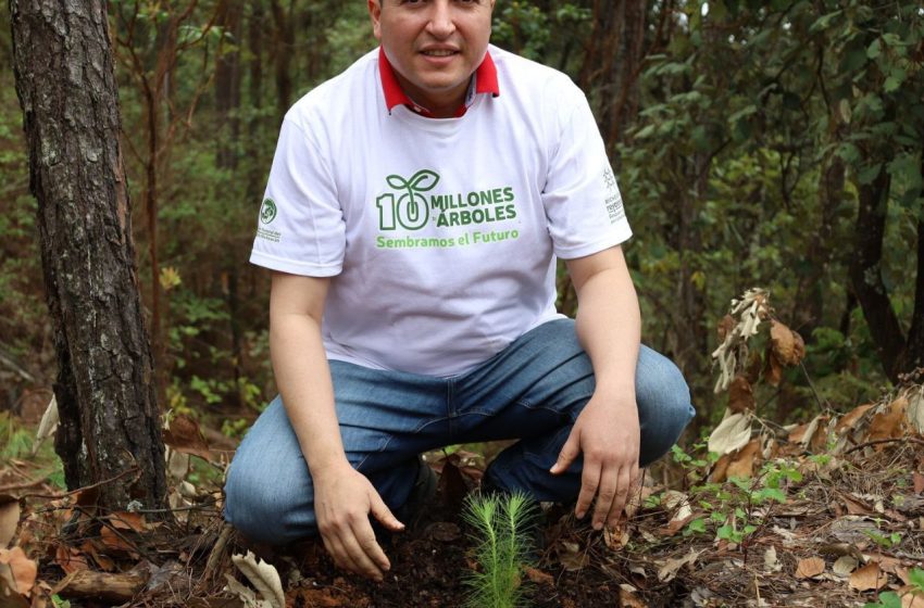  Invita Vicente Gómez a participar en jornada de reforestación