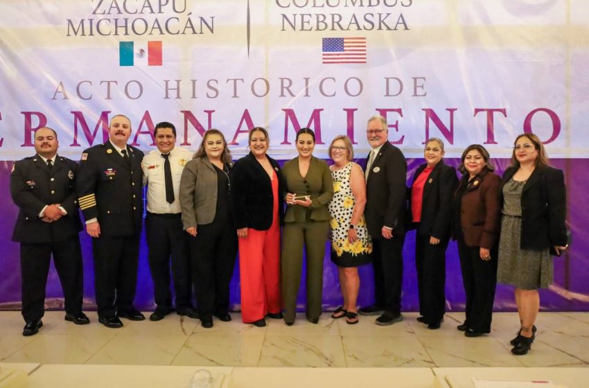  Zacapu y Columbus, Nebraska, sellan hermanamiento histórico para impulsar desarrollo y oportunidades