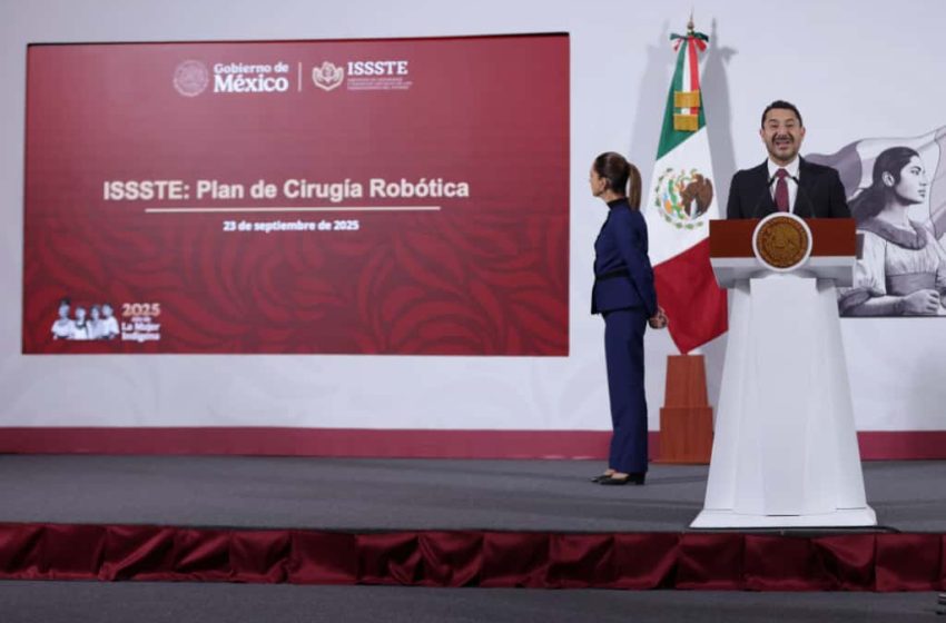  Anuncia Martí Batres Plan de Cirugía Robótica en el ISSSTE