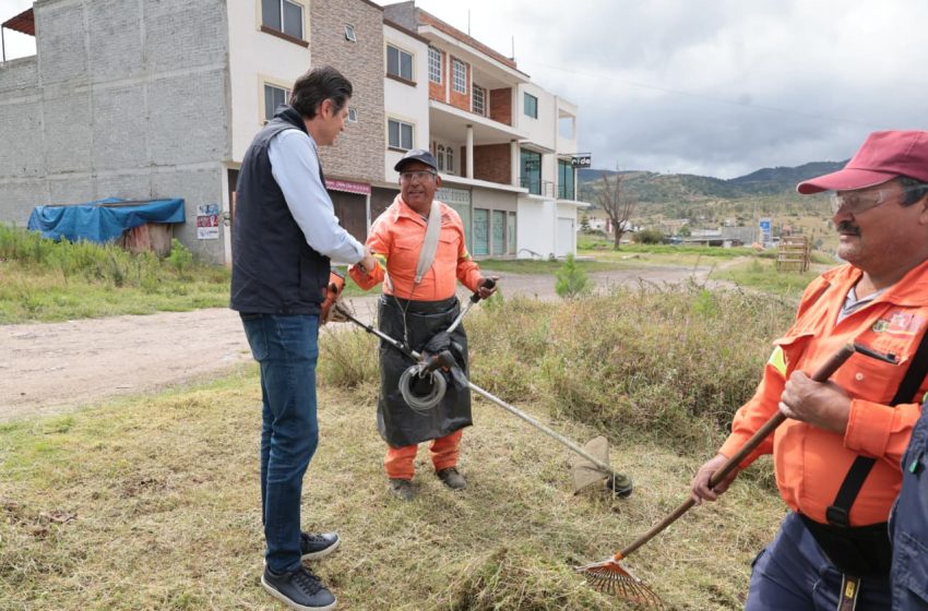  Supervisa Alfonso Martínez jornada integral en Avenida La Joya