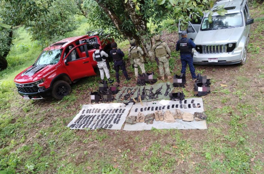  En unas horas aseguran 18 armas de fuego de alto poder en Uruapan