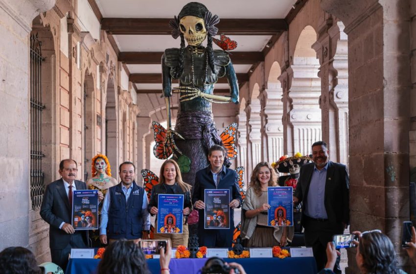  Invita Alfonso Martínez a festejos por Día de Muertos en Morelia