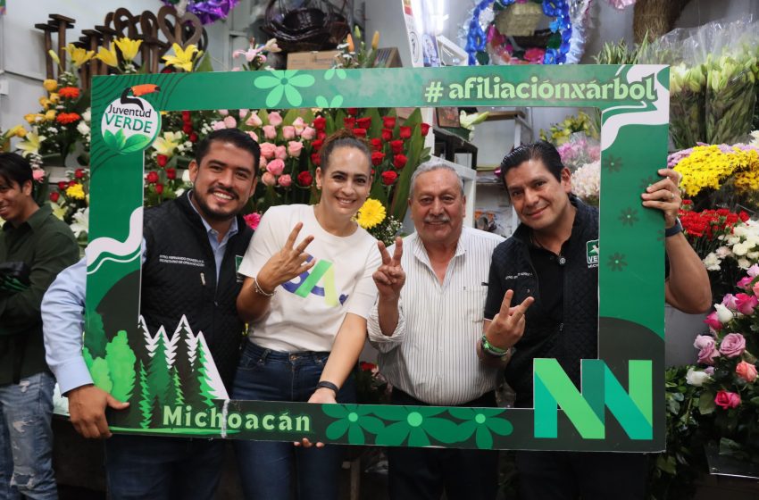  El Verde Michoacán crece en militancia y cumple compromisos donde gobierna