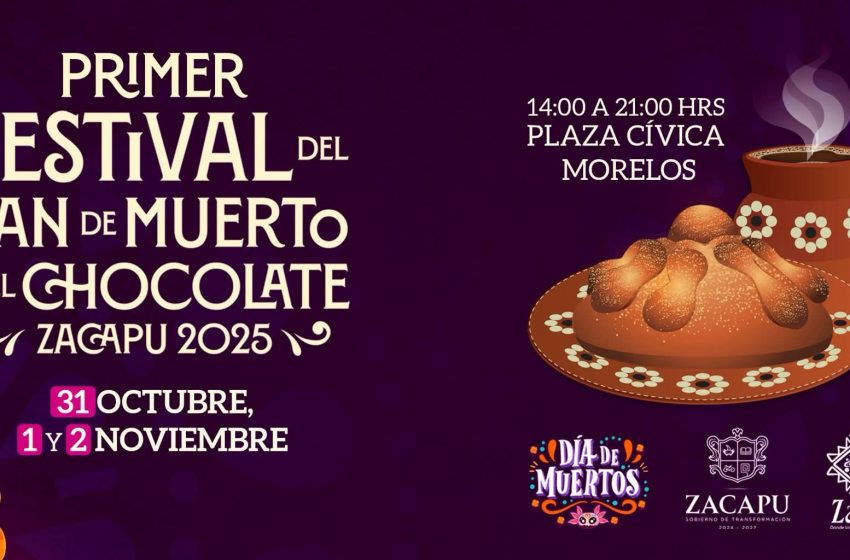  Mónica Valdez invita al Primer Festival del Pan de Muerto y el Chocolate Zacapu 2025