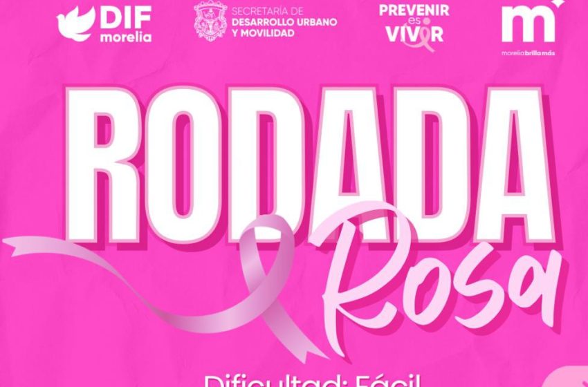  Invita SEDUM a Rodada Rosa en concientización del cáncer de mama
