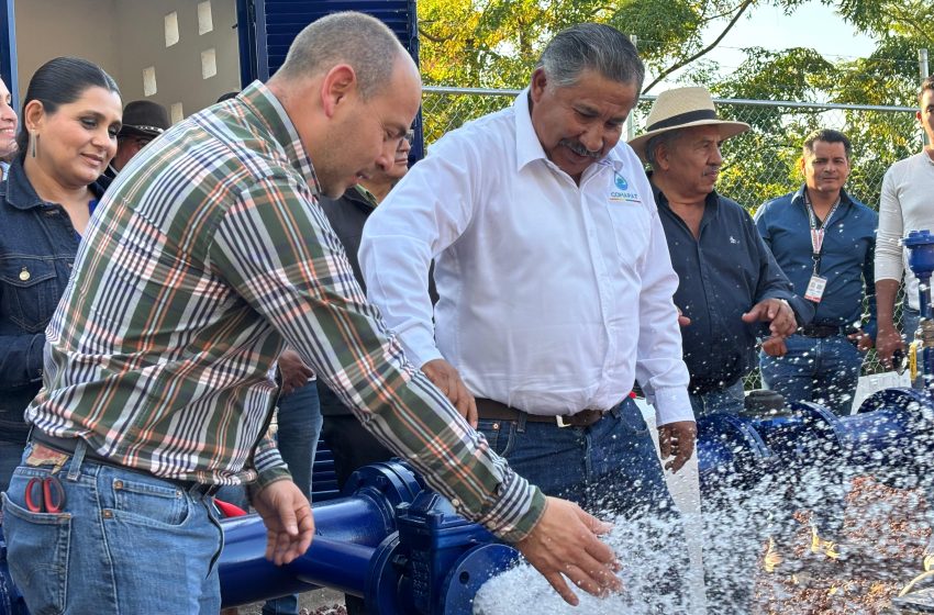  Éric Gaona inaugura pozo de agua en Paseos del Valle; beneficiará a más de 10 mil tarimbarenses