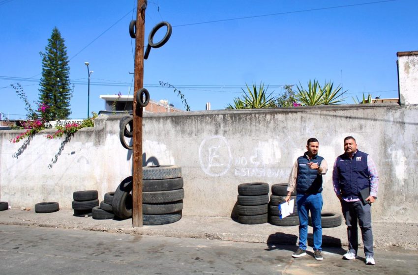  Yankel Benítez encabeza operativo “Ordena tu talacha” en colonias de Morelia