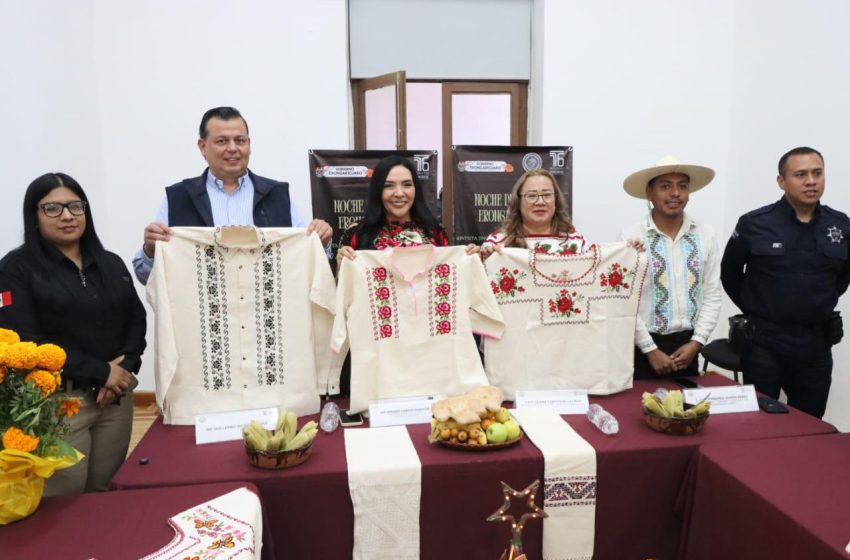  Invita Adriana Campos Huirache a vivir la Noche de Animas en el municipio de Erongarícuaro