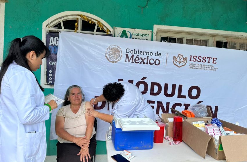  Atienden brigadas del ISSSTE a población de estados afectados por lluvias, sean o no derechohabientes