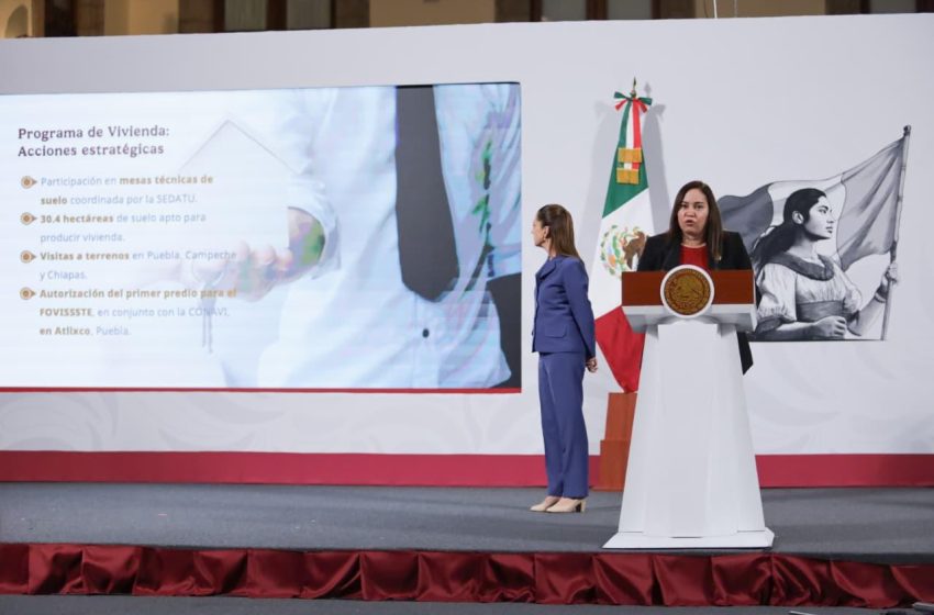  Beneficia FOVISSSTE a más de 180 mil personas con el Programa de Justicia Social; alista inicio de construcción de viviendas