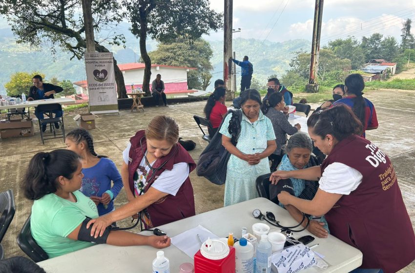  Informa Martí Batres más de 21 mil atenciones médicas del ISSSTE en territorio a personas afectadas por las lluvias
