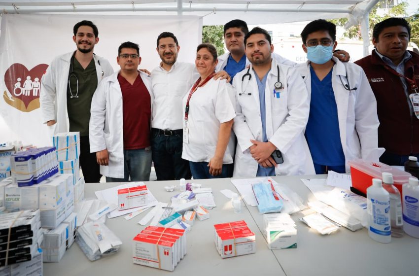  Reconoce Martí Batres entrega y vocación del personal médico del ISSSTE; destaca compromiso con la población ante emergencia por lluvias