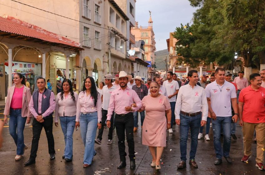  Unidos y organizados contra el cáncer de mama, Humberto Jiménez refrenda su compromiso con la salud y la prevención