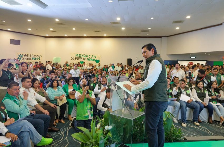  El PVEM en Michoacán consolida su crecimiento como segunda fuerza política y ratifica su proyecto de “La Familia Verde”