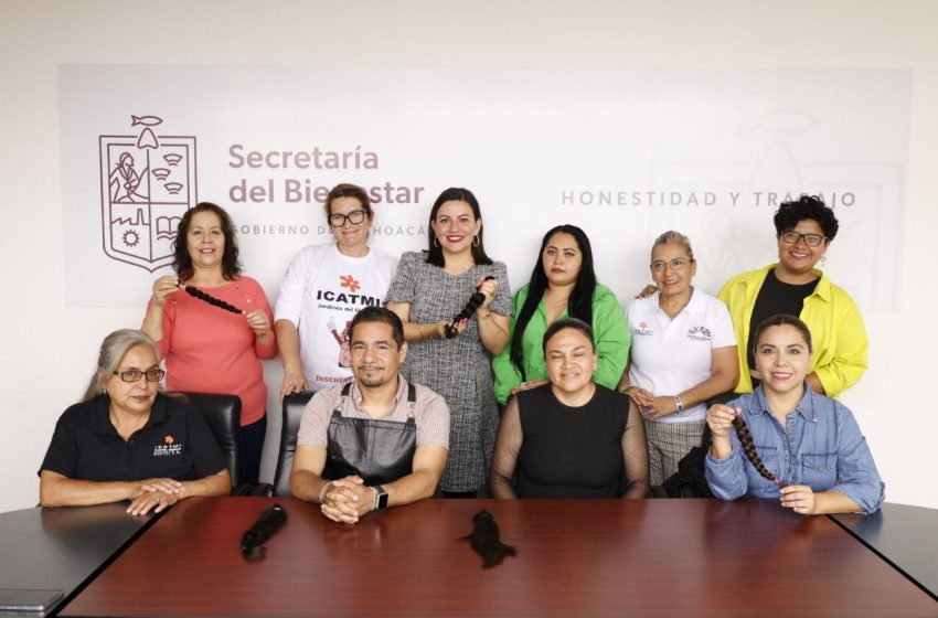  SEDEBI e ICATMI elaborarán pelucas oncológicas para mujeres en tratamiento oncológico