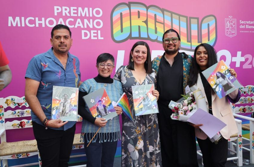  Entrega SEDEBI el Premio Michoacano al Orgullo LGBTTTIQ+ 2025