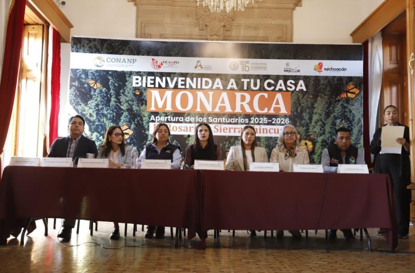 76 Legislatura fortalece acciones en pro de la conservación y cuidado de santuarios de la mariposa monarca