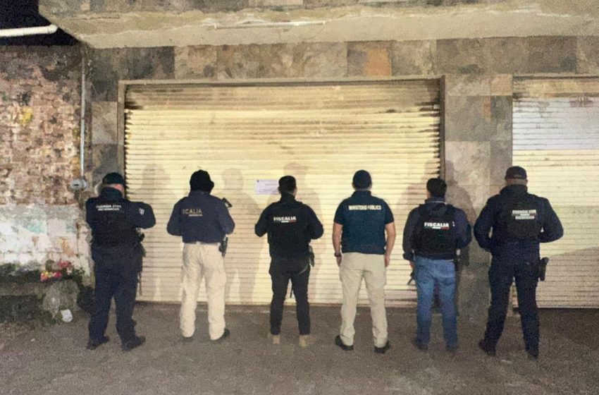  En cateo realizado en Quiroga, asegura Fiscalía General dos vehículos con reporte de robo