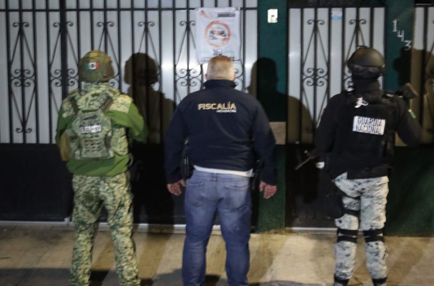  Durante cateo, FGE asegura inmueble relacionado en conductas ilícitas y marihuana, en Morelia