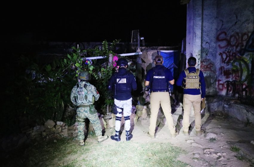  En cateo, asegura FGE metanfetamina en la colonia Santa María de Guido, en Morelia