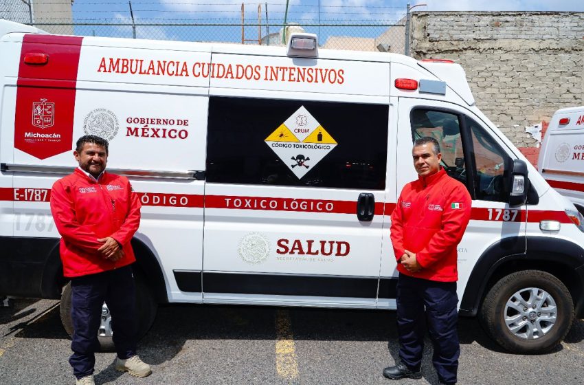  Refuerza SSM atención prehospitalaria en región Lacustre por Noche de Muertos