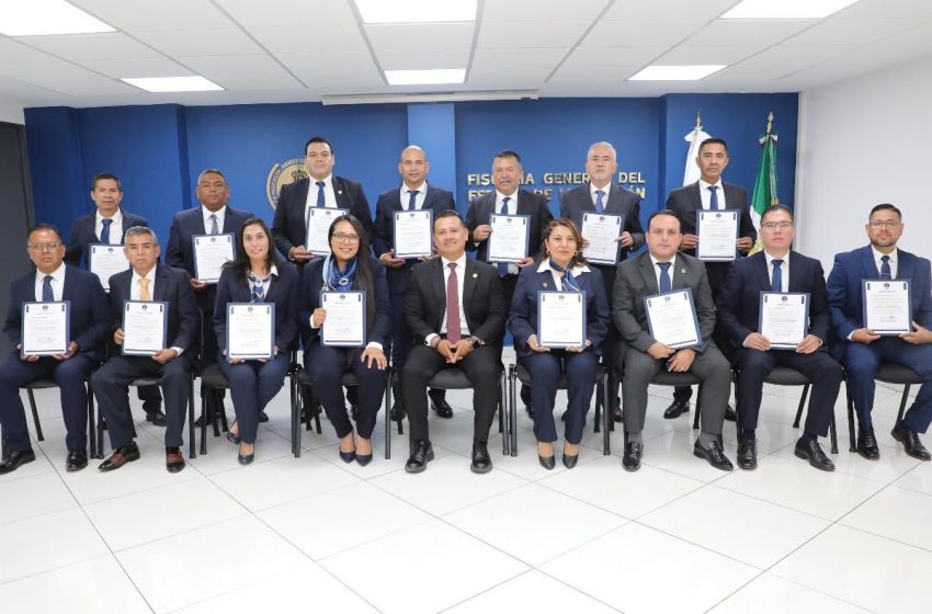  Consolida Fiscalía General su compromiso con la justicia y la ciudadanía con nuevos nombramientos en la Policía de Investigación