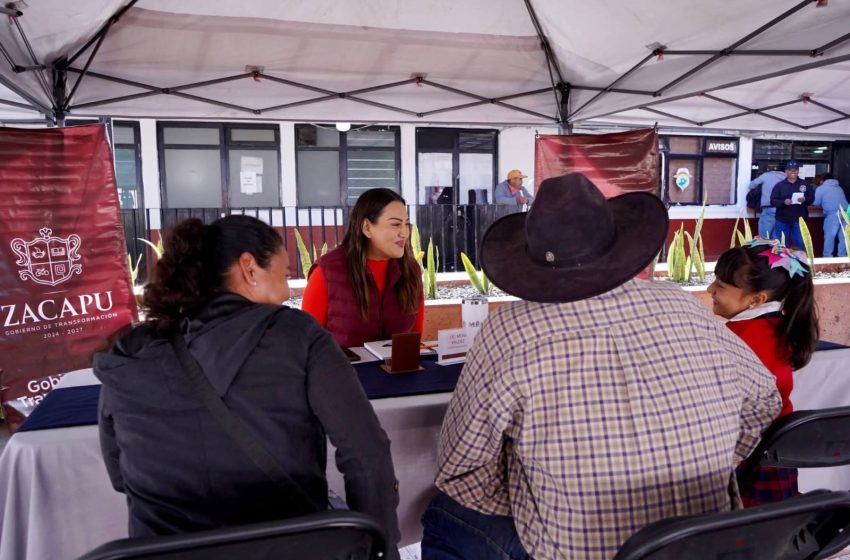  Mónica Valdez Pulido fortalece el diálogo ciudadano y resuelve gestiones para el desarrollo de Zacapu
