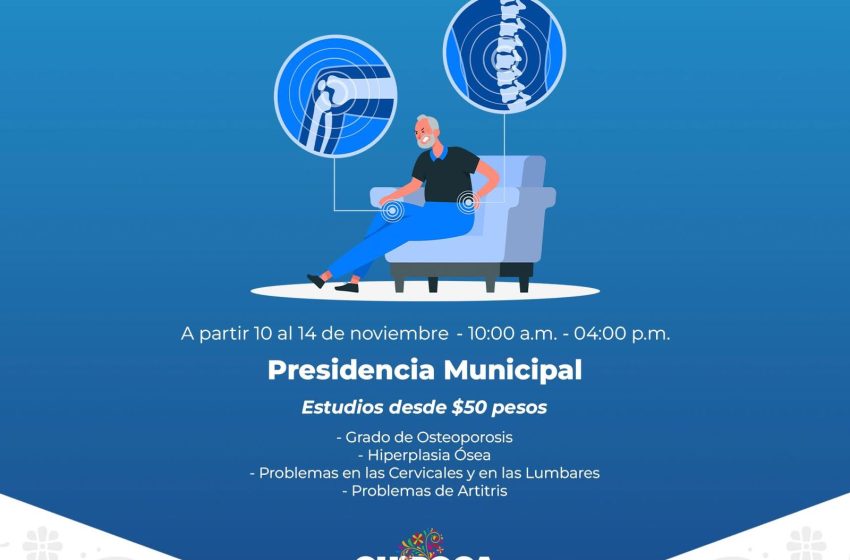  Pone Gobierno de Quiroga en marcha campaña “Huesos y Articulaciones Sin Dolor” en apoyo a la salud de la ciudadanía