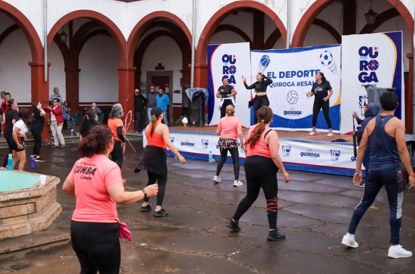  Cierra Gobierno de Quiroga la Semana Deportiva 2025 con Mega Clase de Zumba