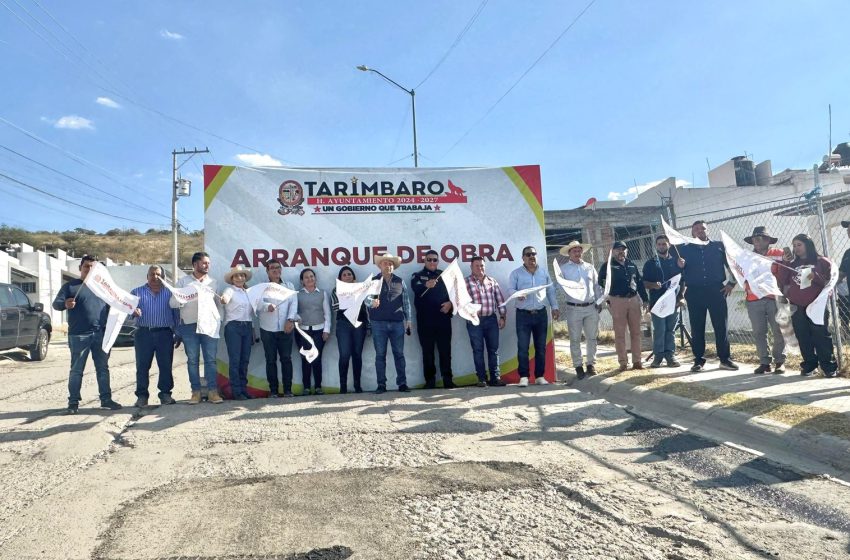  Obra vial permitirá que Tarímbaro y Morelia estén mejor conectados: Eric Gaona