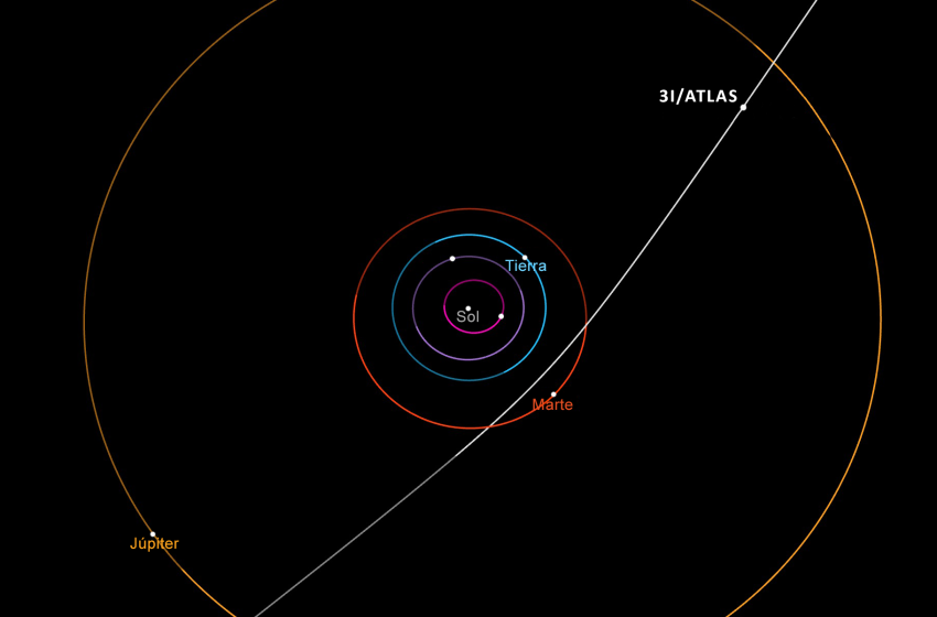  Cometa 3I/Atlas pasará cerca de la Tierra el 19 de diciembre, podrá verse desde México