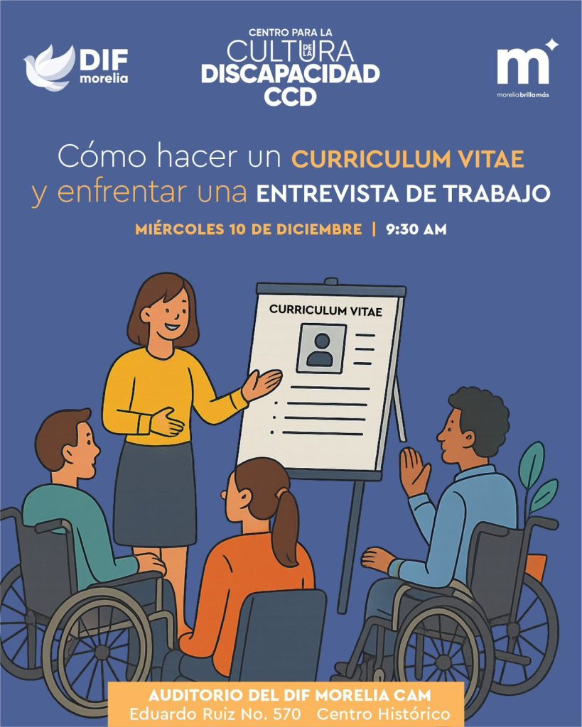 DIF Morelia invita a taller para fortalecer habilidades de búsqueda de empleo 2 DIF MorTallerEmpleo2