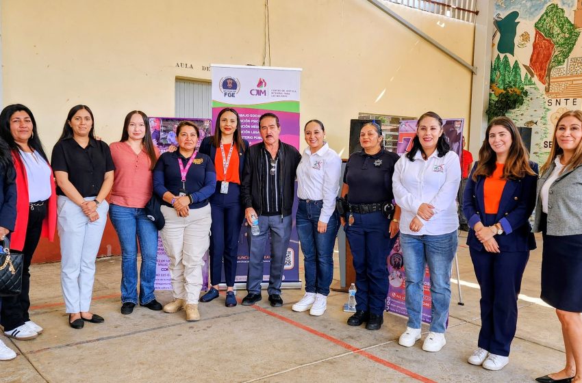  Fiscalía General refuerza acciones de prevención de la violencia contra las mujeres en Tzitzio